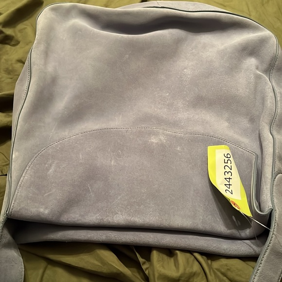 Prada Hand Bag Blue Suede Leather 2443256 - Picture 12 of 16